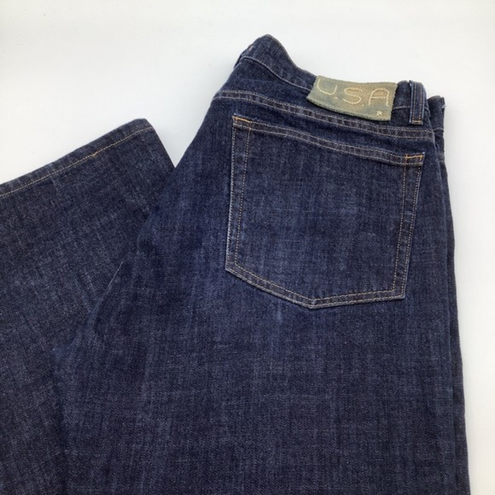 John Varvatos Mens Authentic Fit Button Fly Jeans‎ Dark Wash Size 36R